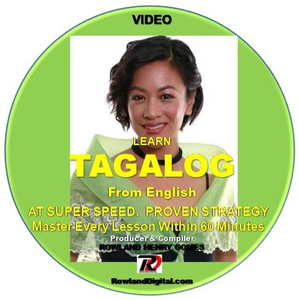 RL603 Learn TAGALOG from English. Common Conversation 2