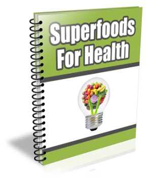 Superfoods For Health PLR