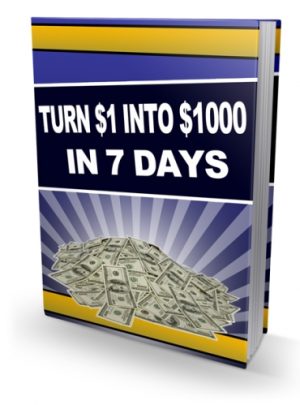 Turn 1 Dollar Into 1000 In 7 Days