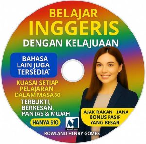 Belajar Bahasa Inggeris daripada Bahasa Melayu dalam 60 Minit (setiap Pelajaran) Pelajaran 1