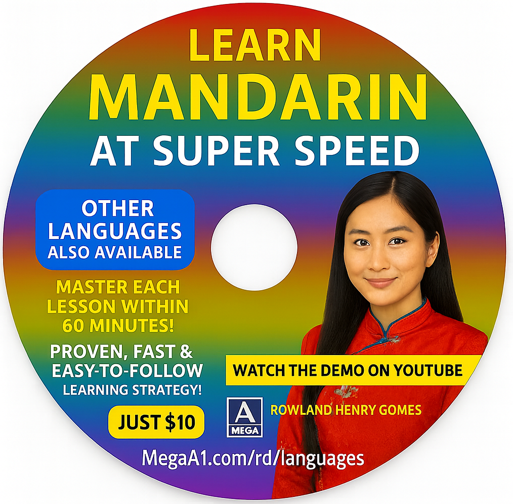 Learn Mandarin from English in 60 Minutes (per Lesson) Lesson 1